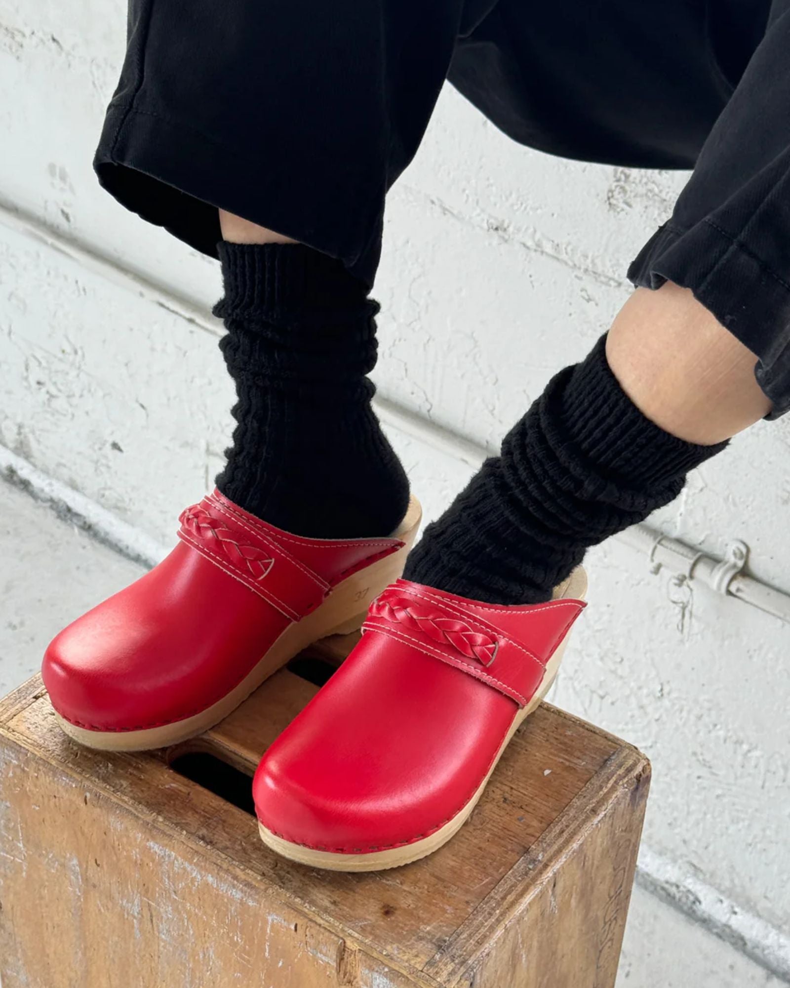 BLACK - COTTAGE SOCK