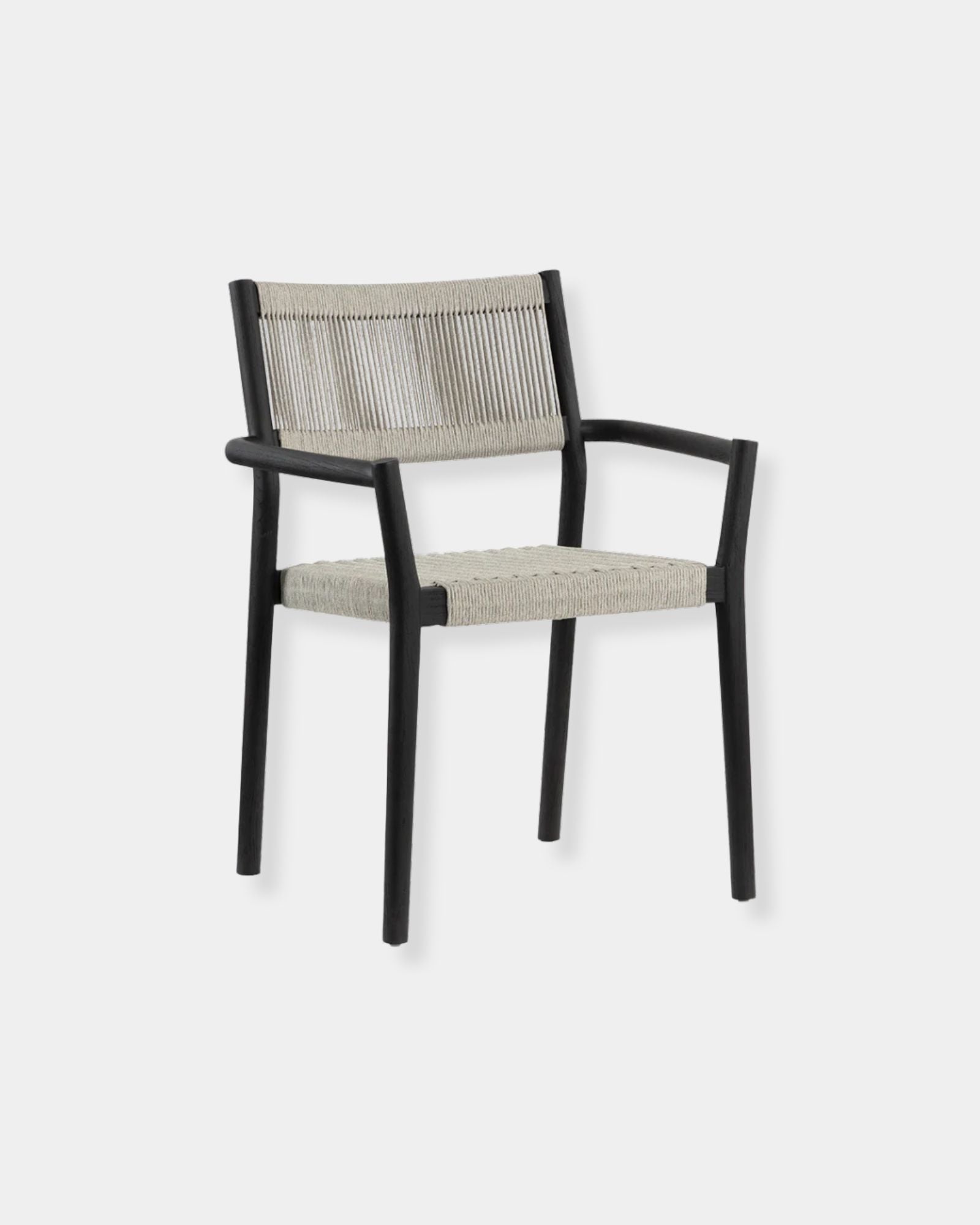 KAVALA STACKABLE DINING CHAIR - CHARCOAL