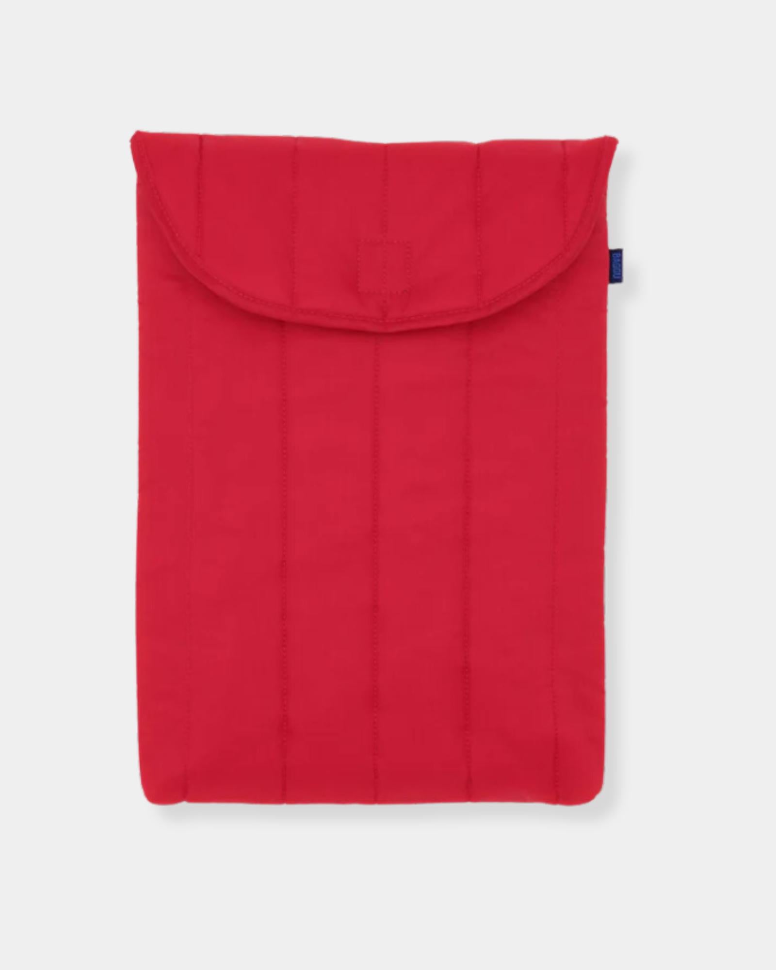 PUFFY LAPTOP SLEEVE 16" - CANDY APPLE RED