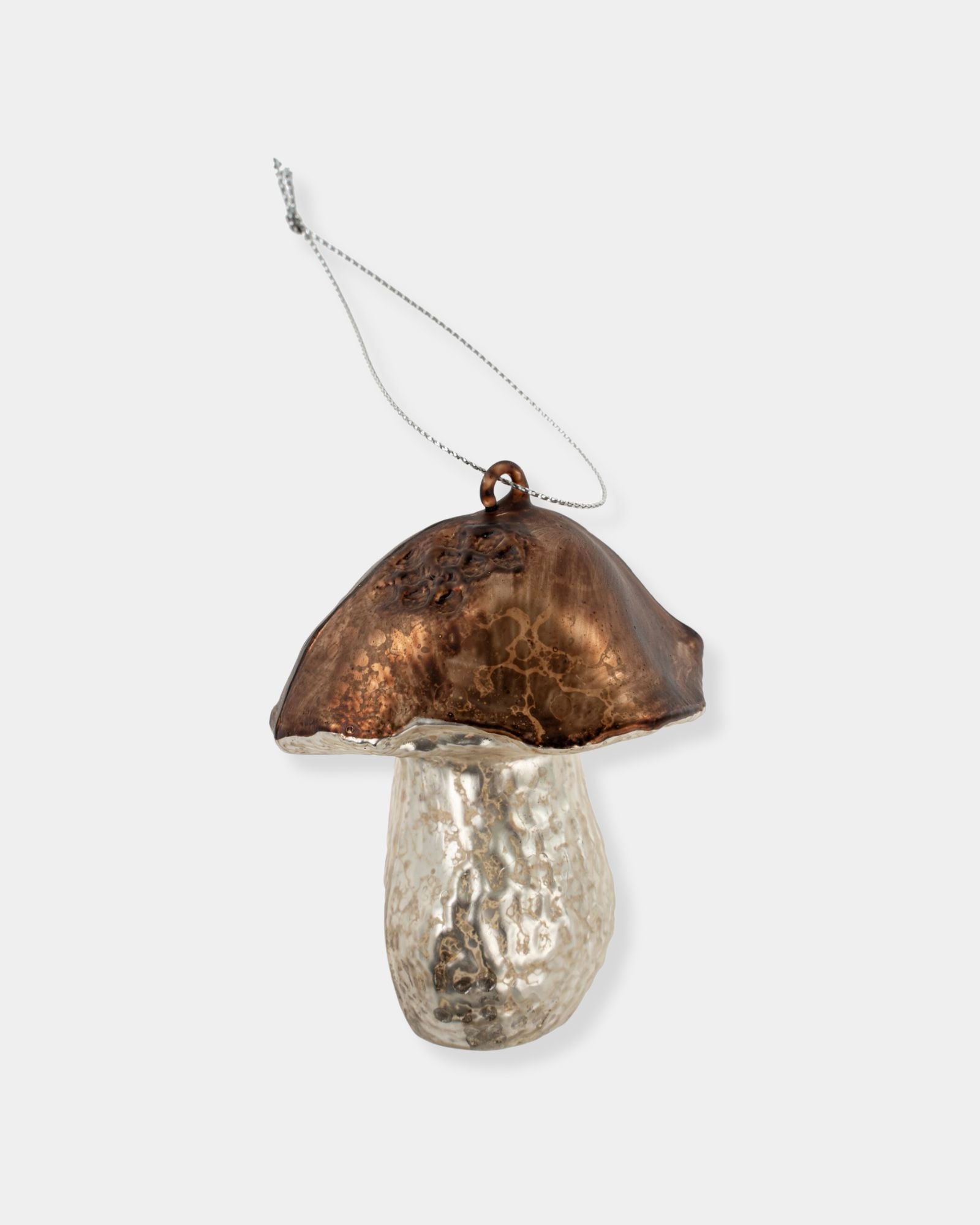 BROWN MUSHROOM ORNAMENT