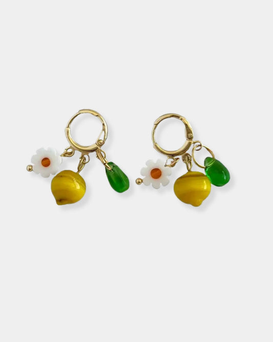 LEMON FLOWER - EARRINGS