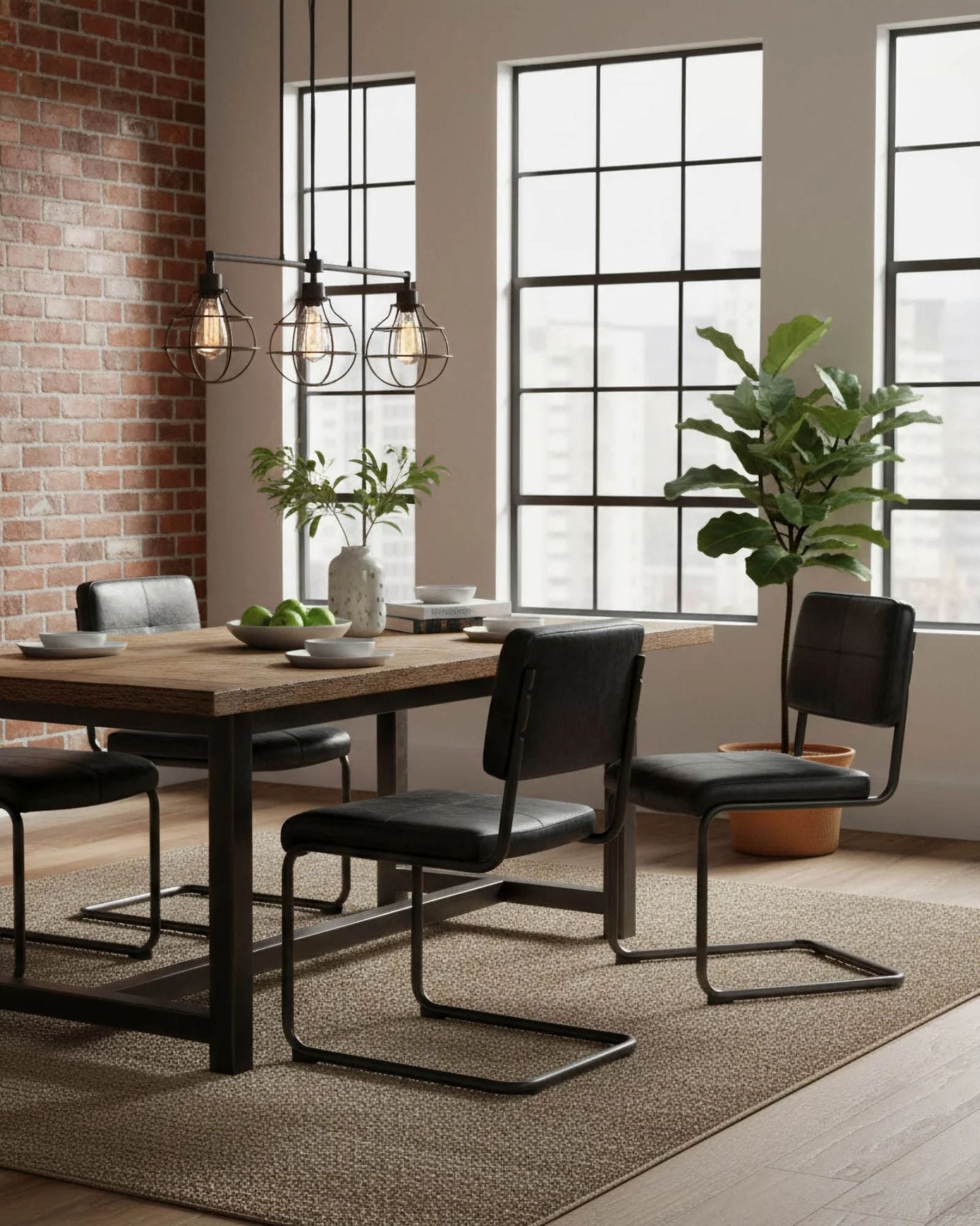 COBAIN CHAIR BLACK - SET OF 2