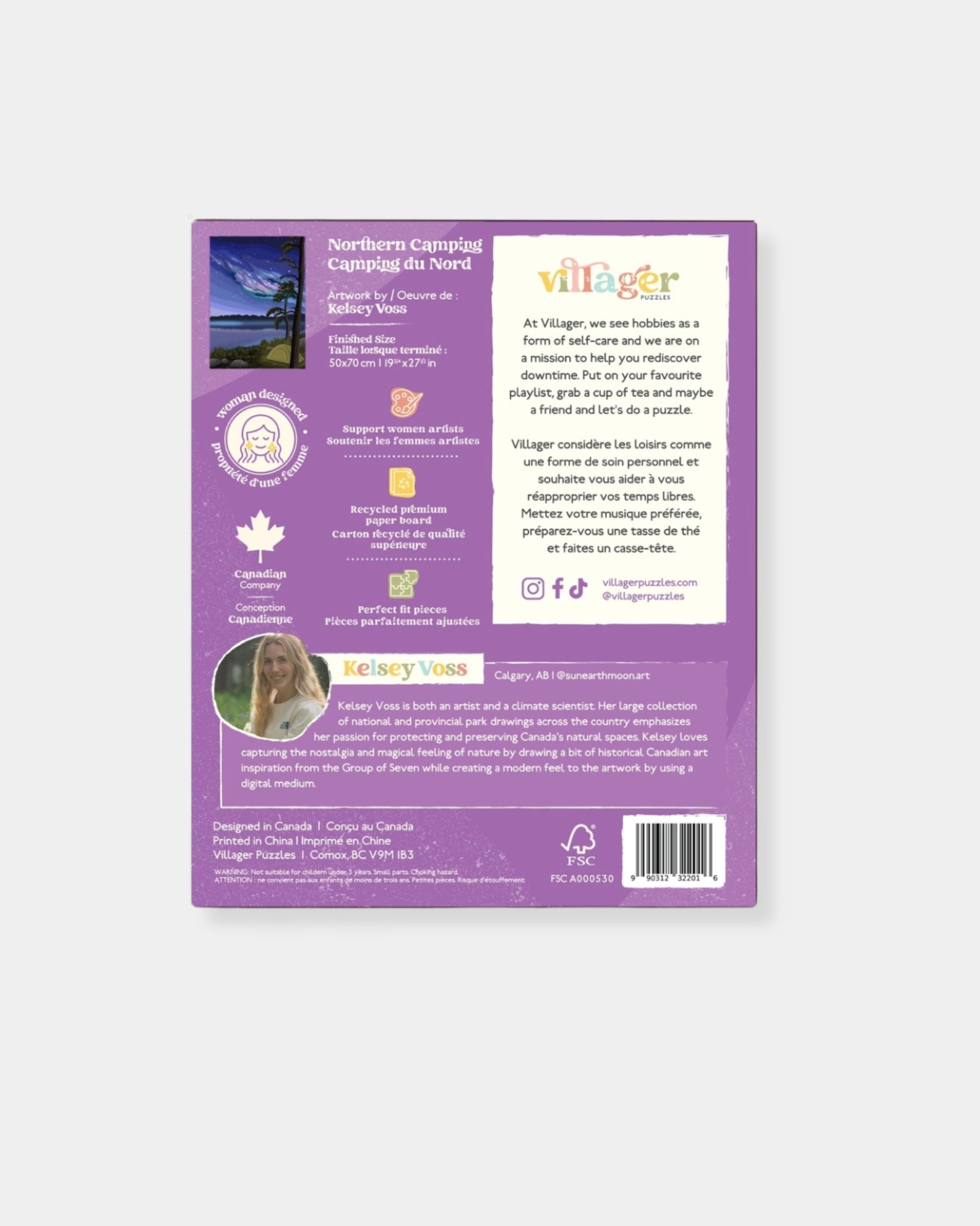 NORTHERN CAMPING - 1000 PIECE PUZZLE