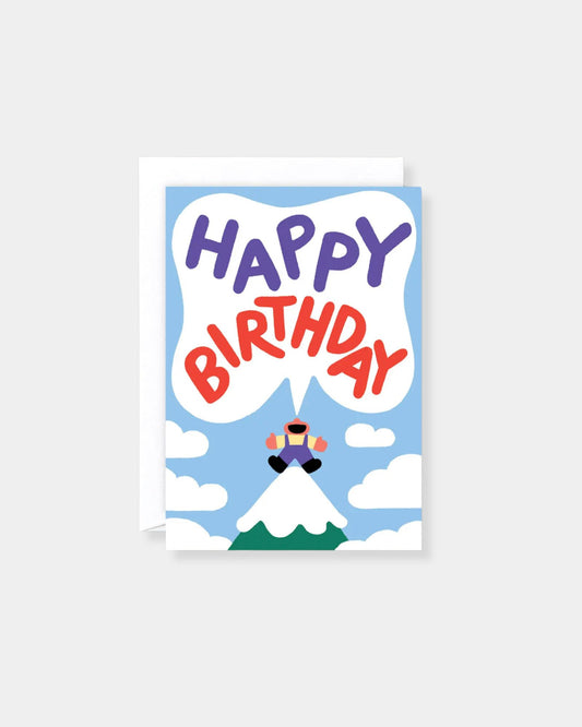 HAPPY BIRTHDAY MOUNTAIN - CARD