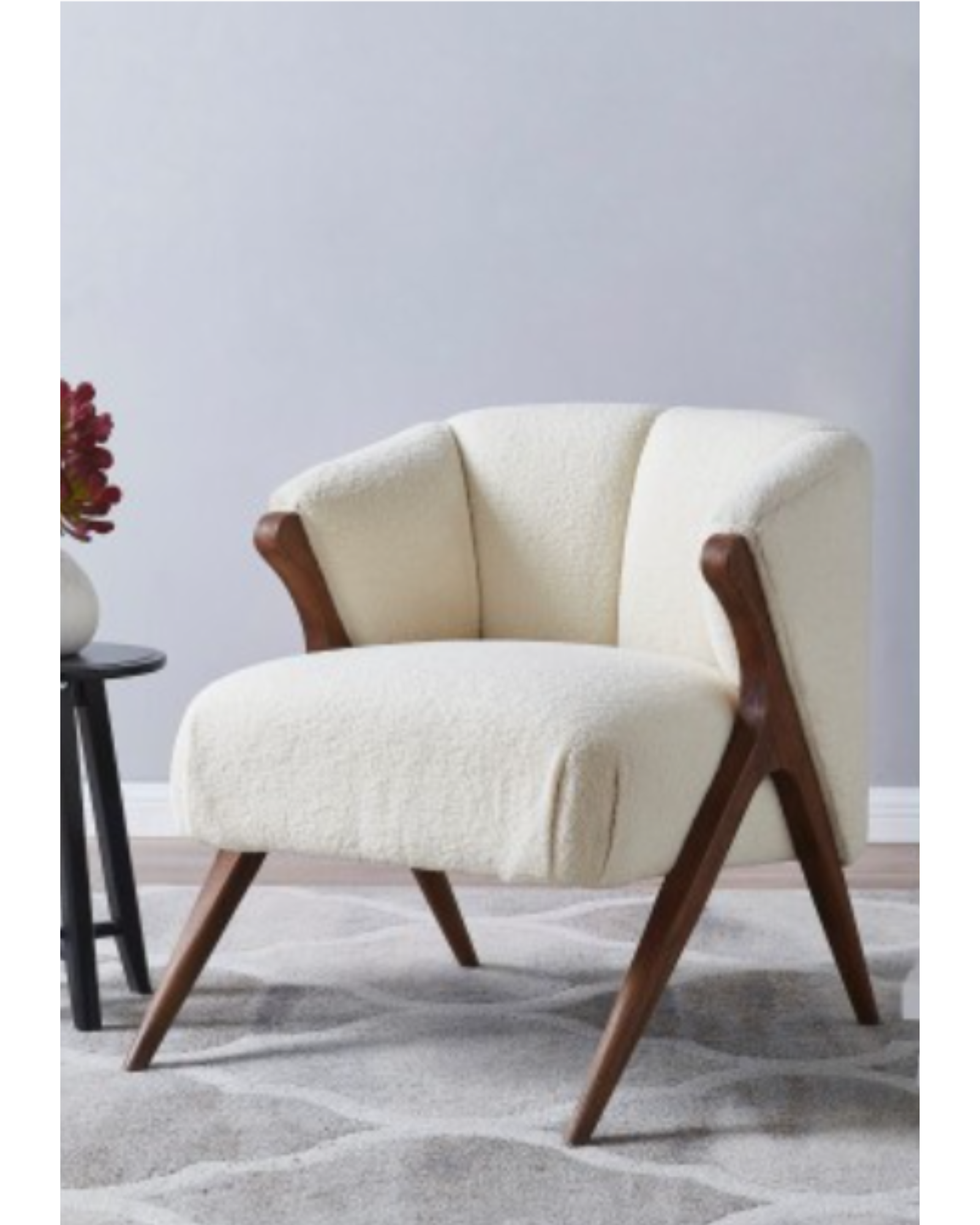 FLORENCE ACCENT CHAIR - SHEARLING