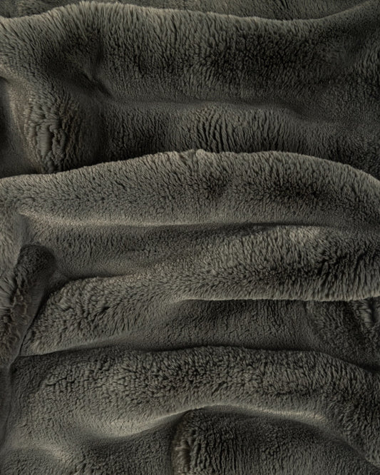 DIMENSIONAL FAUX FUR BLANKET - PEAK