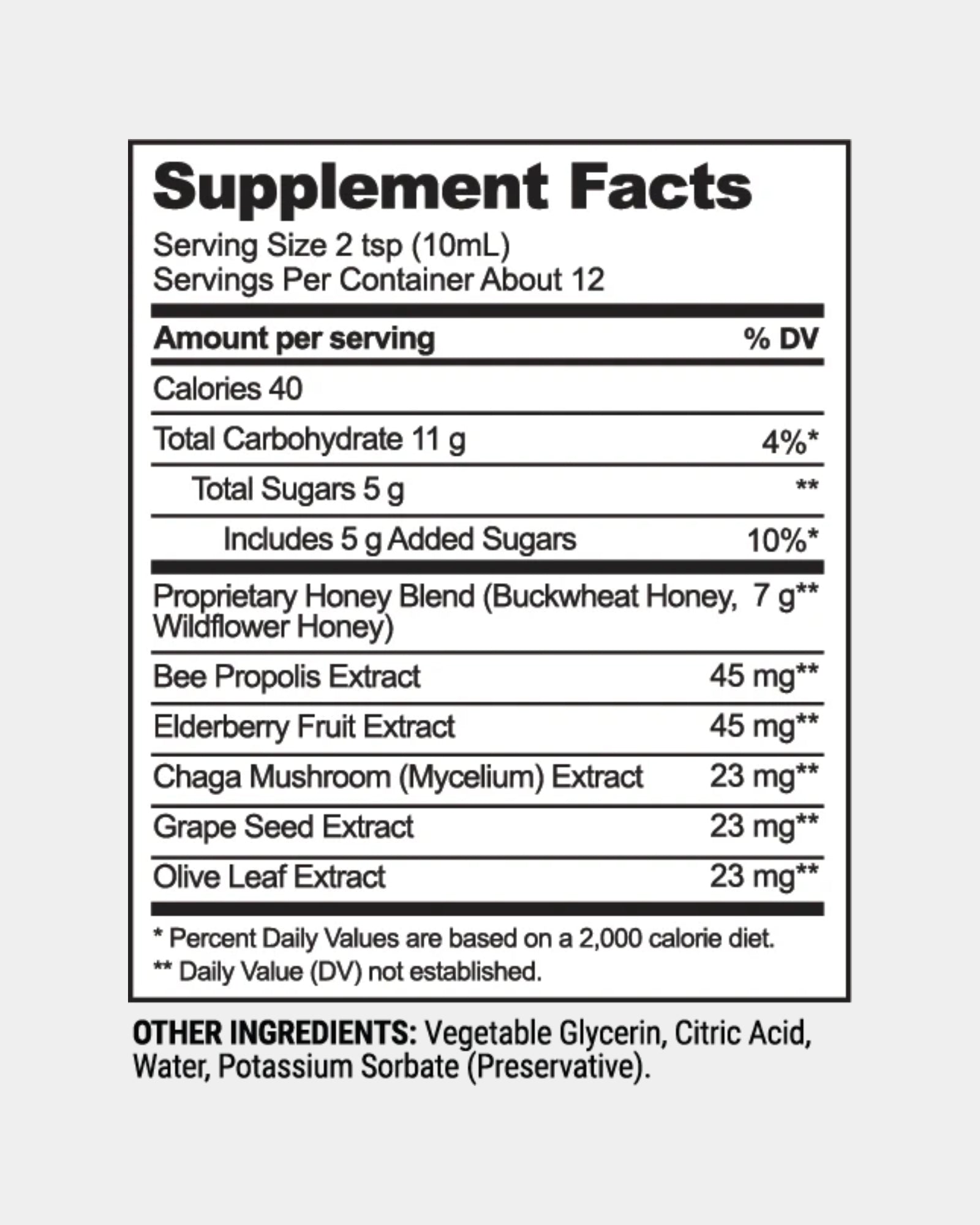 DAYTIME PROPOLIS COUGH SYRUP