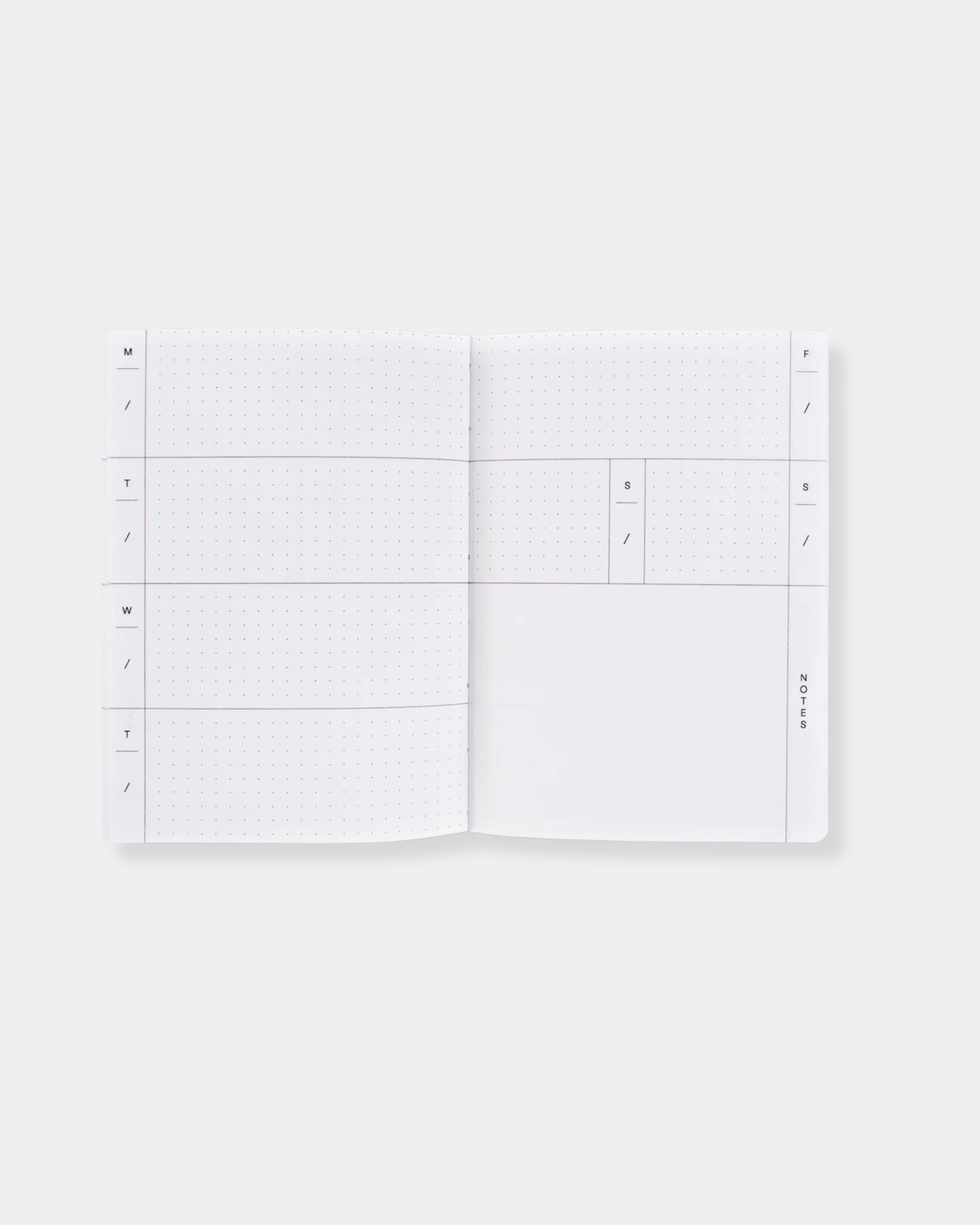 HAZY UNDATED POCKET WEEKLY PLANNER