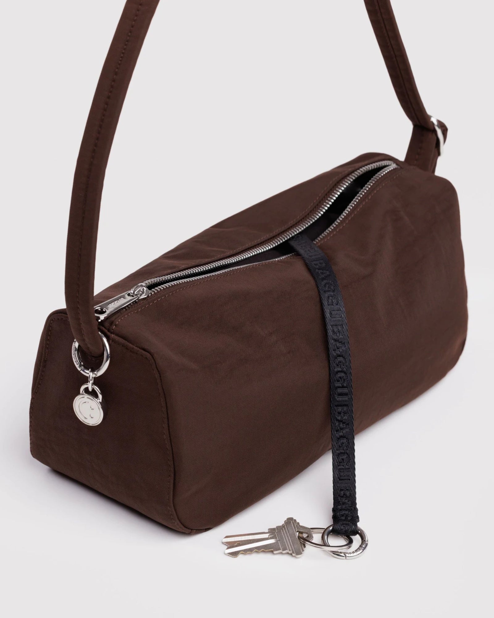 NYLON LOAF BAG - COFFEE