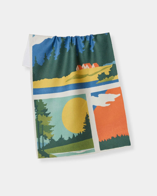 HAPPY HIKING - TEA TOWEL