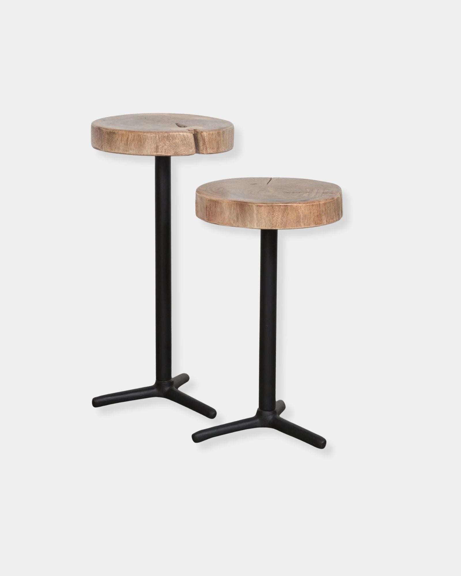 ORGANIC MARTINI ACCENT TABLES - SET OF 2