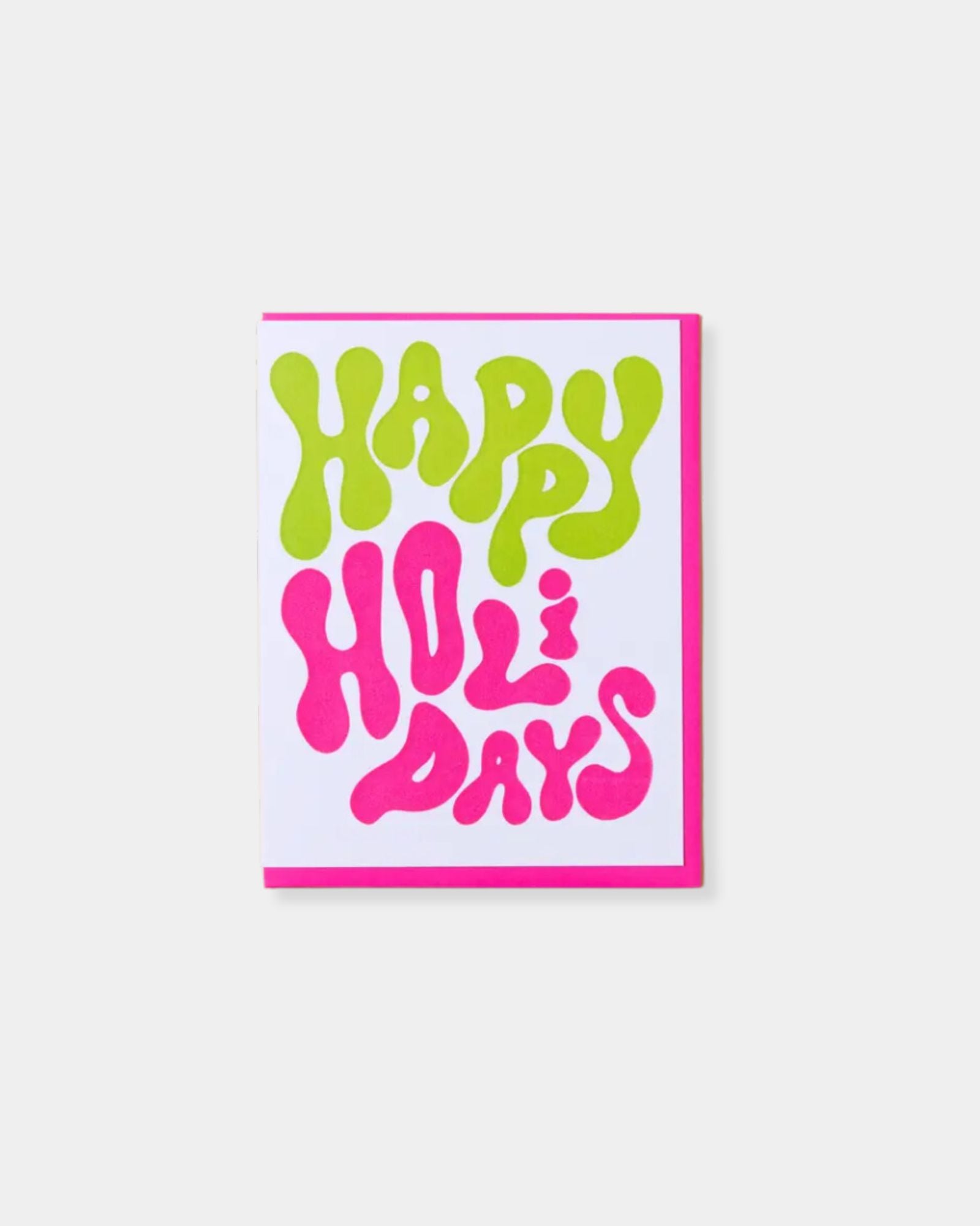 BUBBLE HAPPY HOLIDAYS - CARD