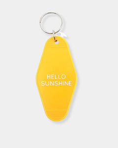 HELLO SUNSHINE YELLOW - KEY TAG