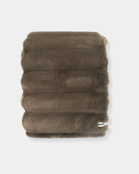 DIMENSIONAL FAUX FUR BLANKET - FUNGI