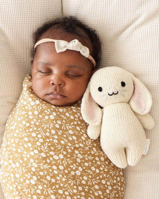 BABY BUNNY - HAND KNIT DOLL