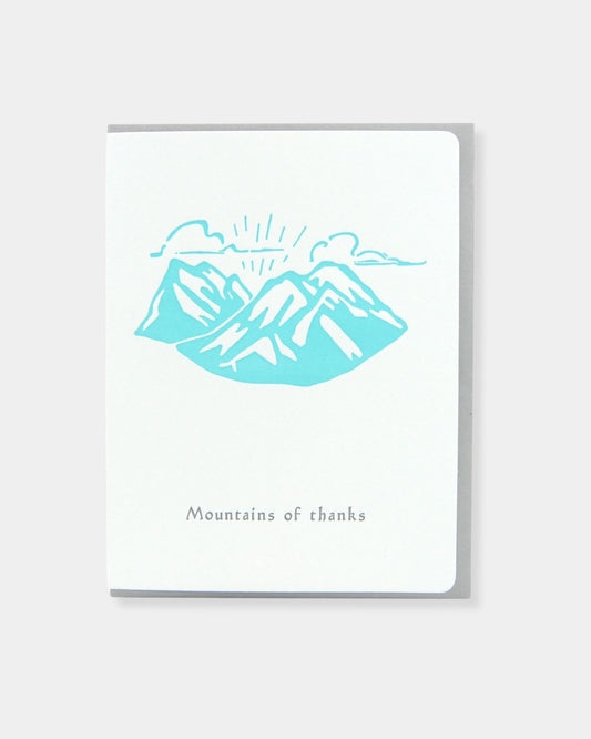 MOUNTAIN OF THANKS - CARD