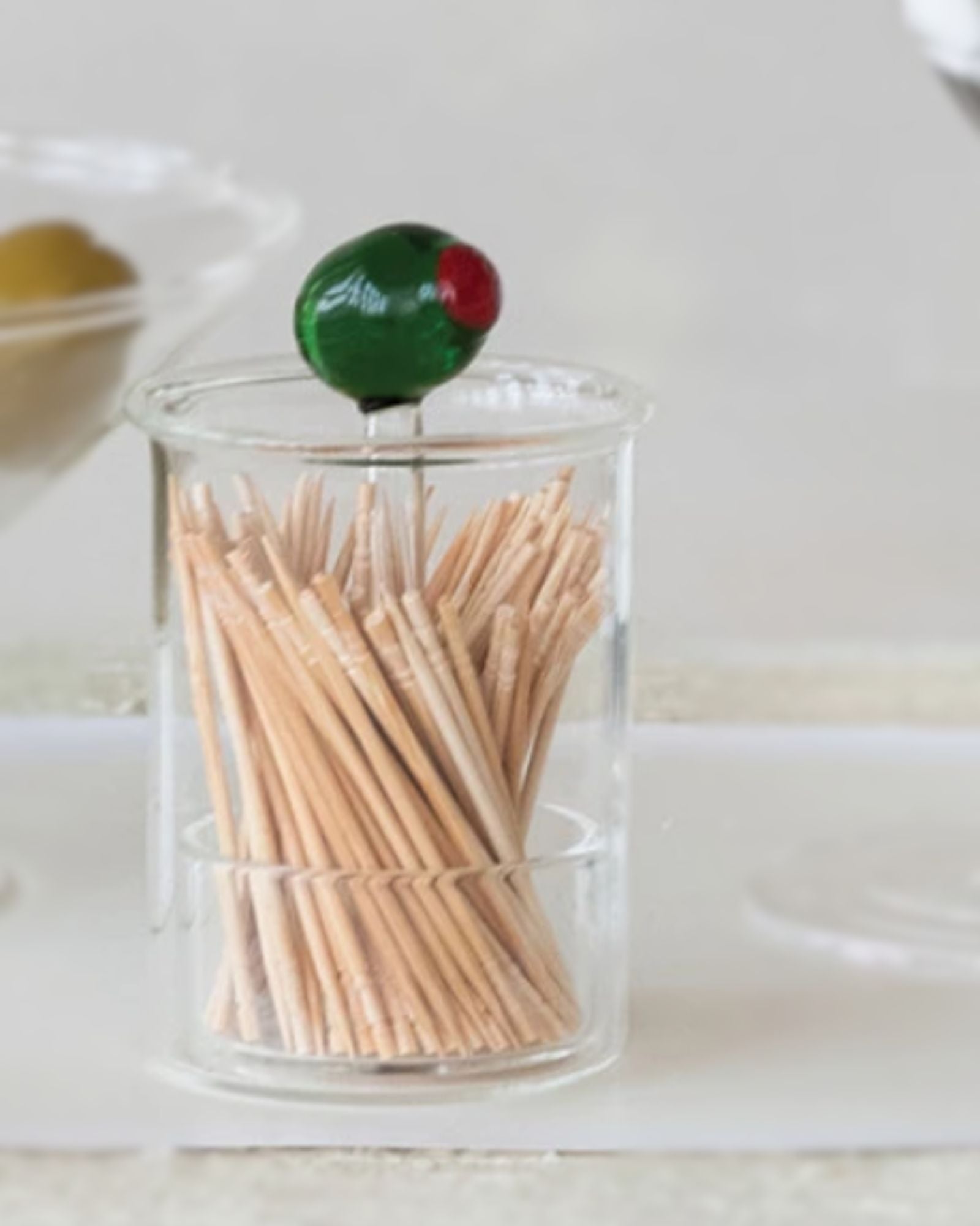 OLIVE TOOTHPICK HOLDER
