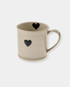 BLACK SWEET HEART MUG