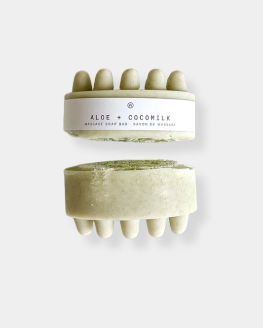 ALOE + COCOMILK MASSAGE SOAP BAR