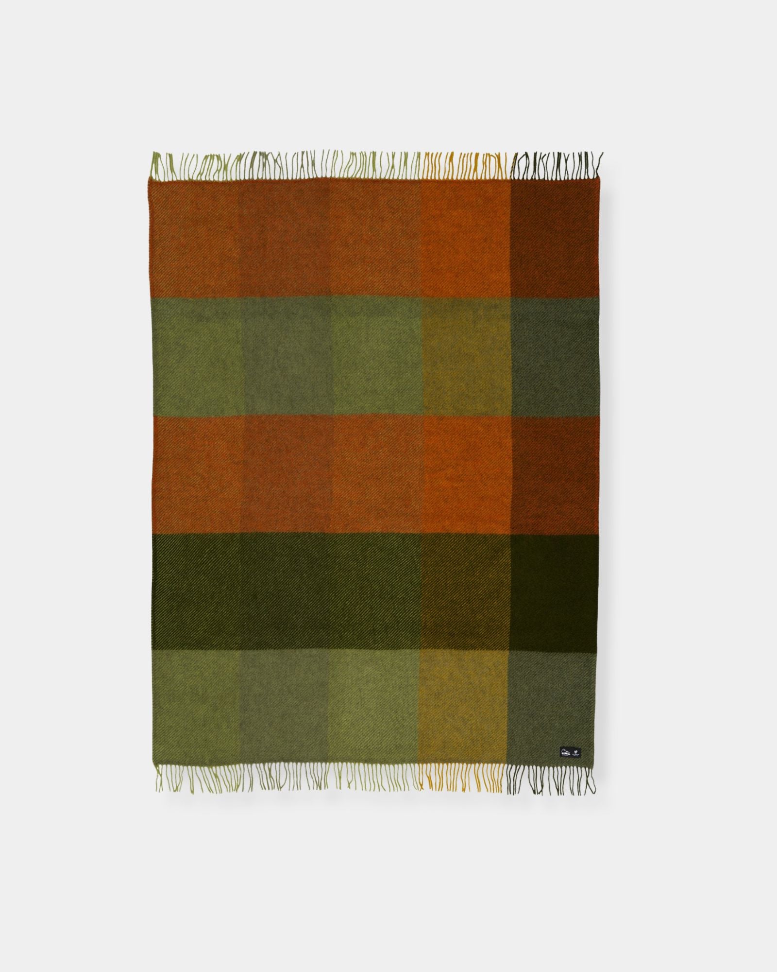GOTLAND CHECK THROW - MULTI GREEN