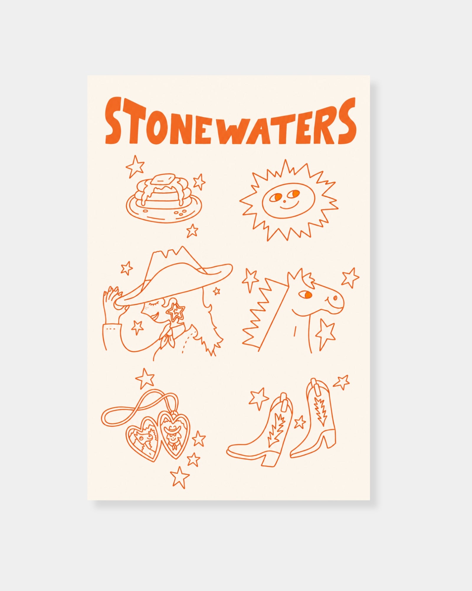 WESTERN DAYDREAMER - STICKER SHEET