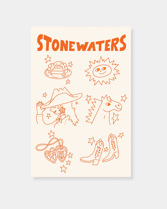 WESTERN DAYDREAMER - STICKER SHEET