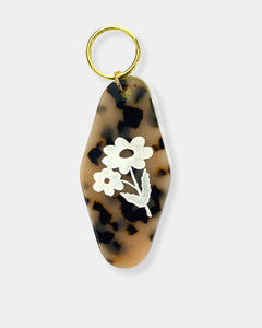 FLORAL PRESS BLOSSOM -  KEY TAG