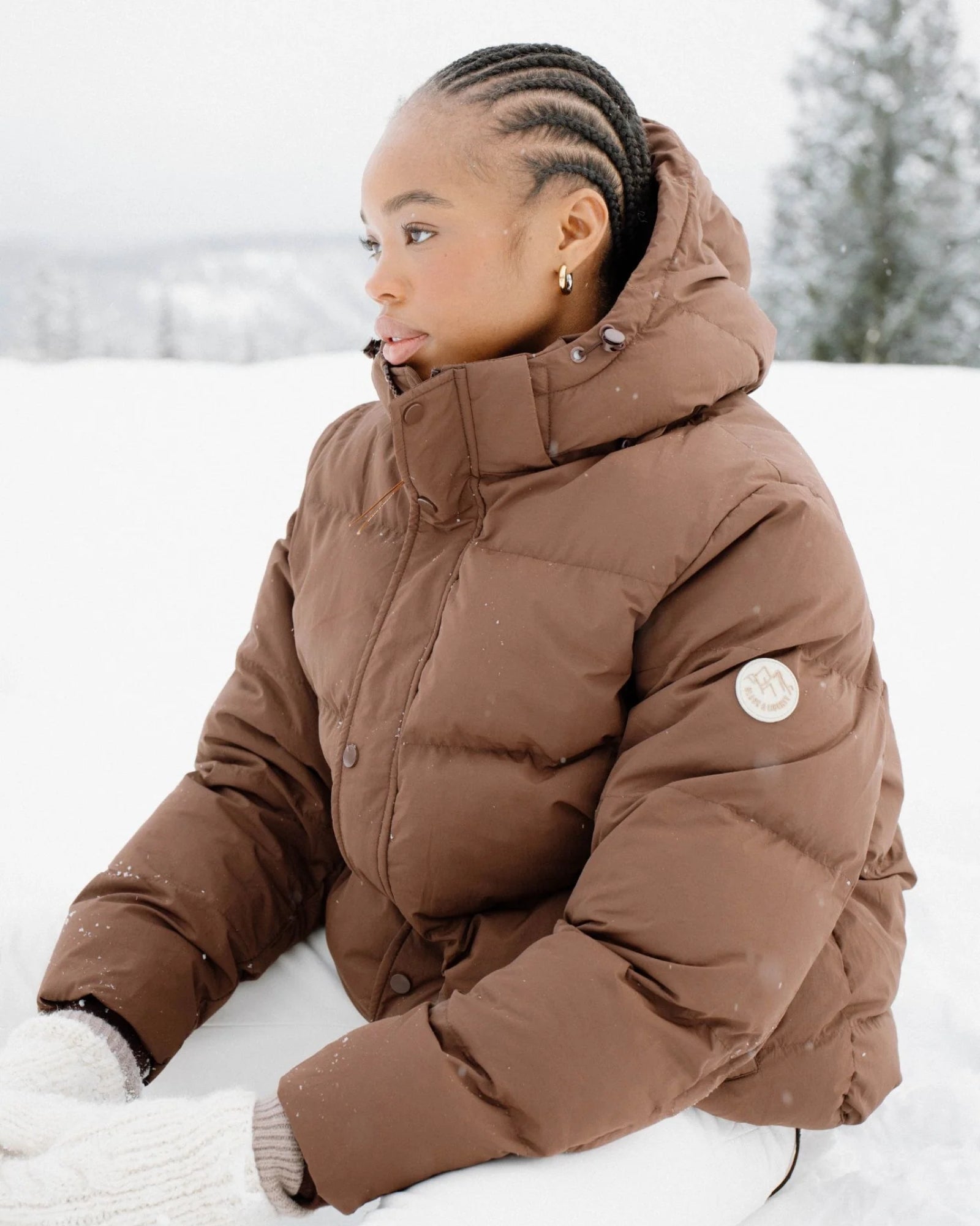 NORDIC JACKET - COFFEE BEAN