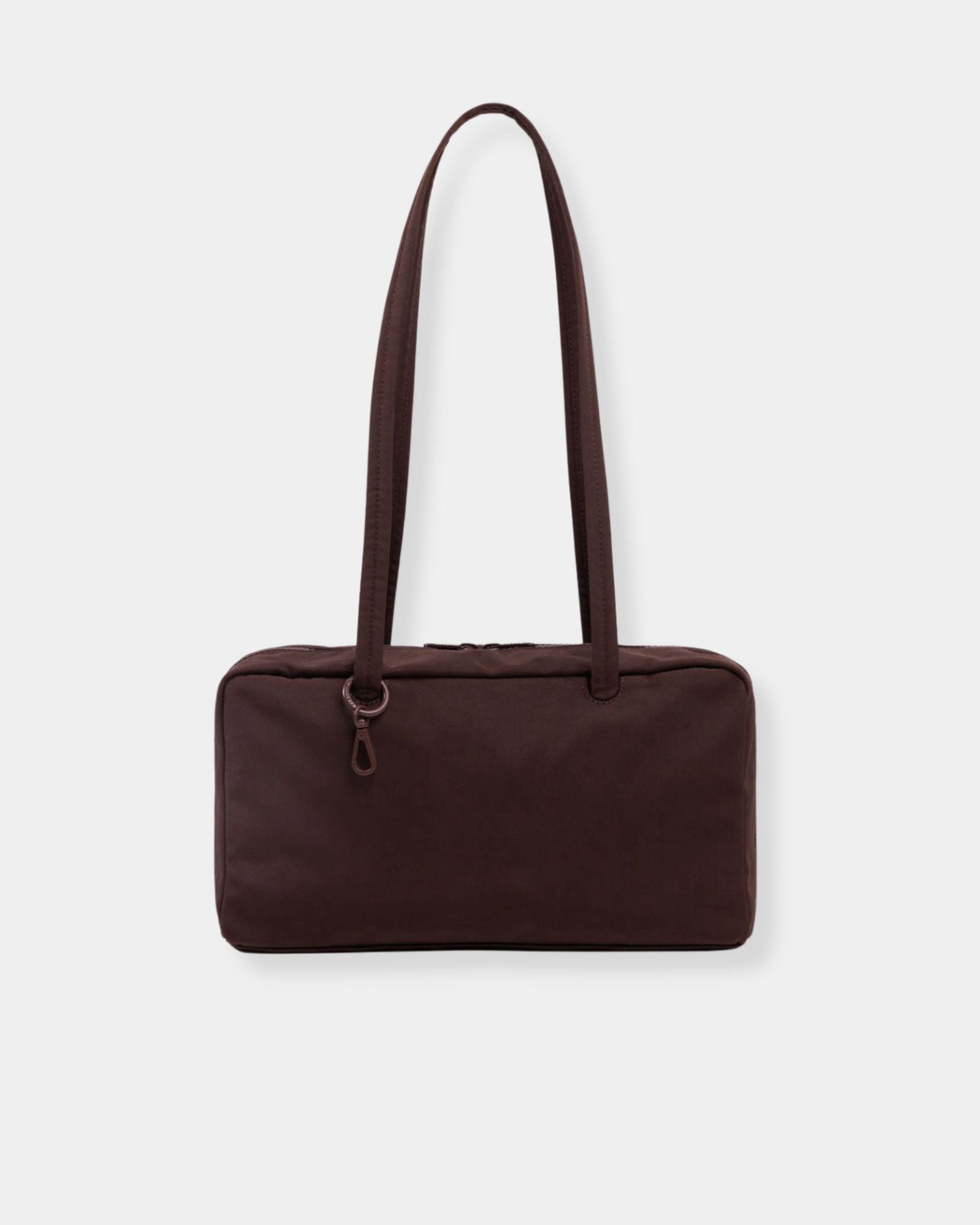 NYLON BOWLER BAG - COFFEE