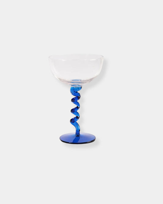 BLUE SPIRAL COUP - GLASS