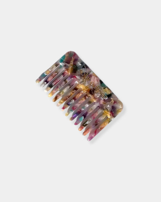 MULTI TORTOISE POCKET SIZE WIDE TOOTH - HAIR COMB