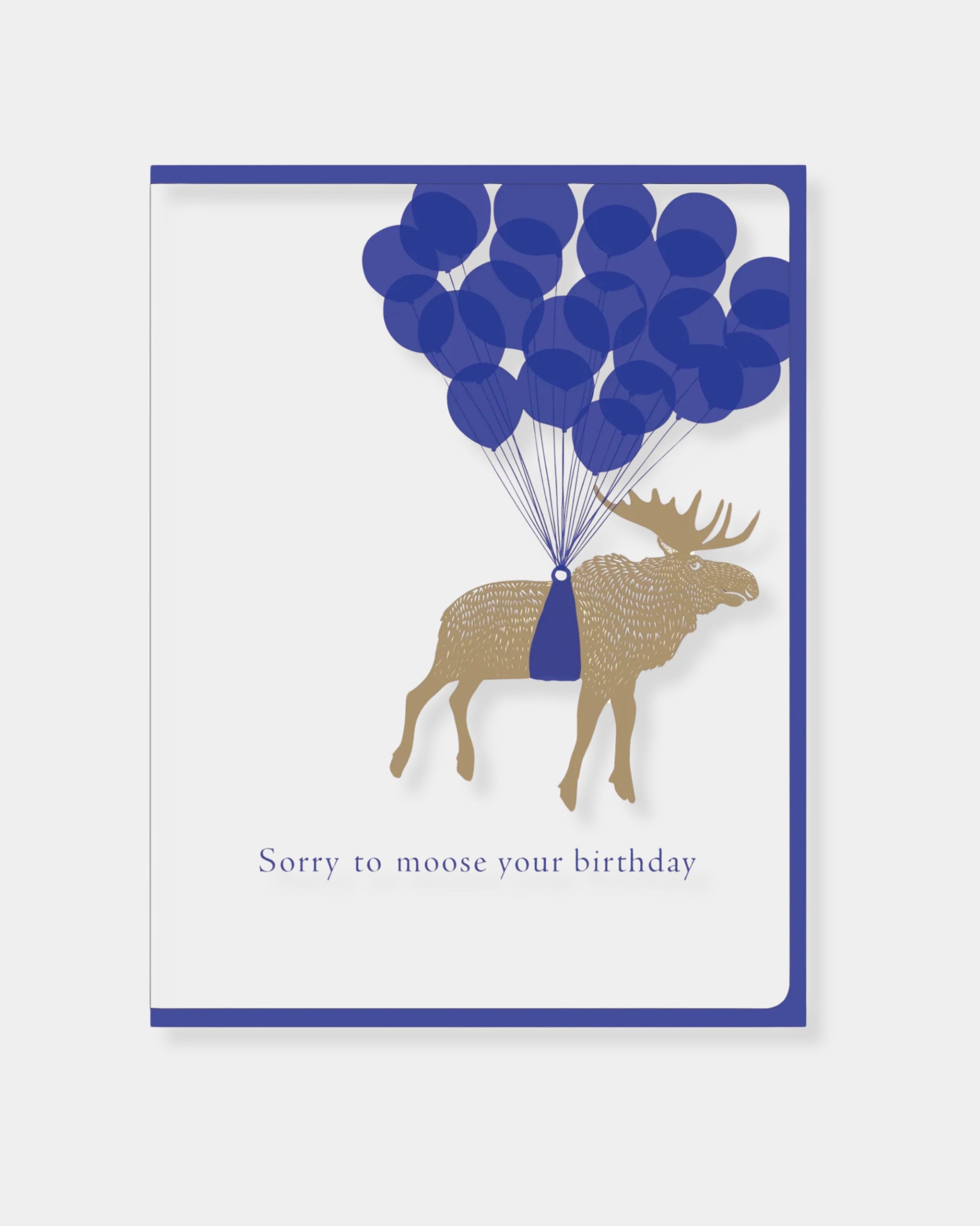 BIRTHDAY MOOSED - CARD