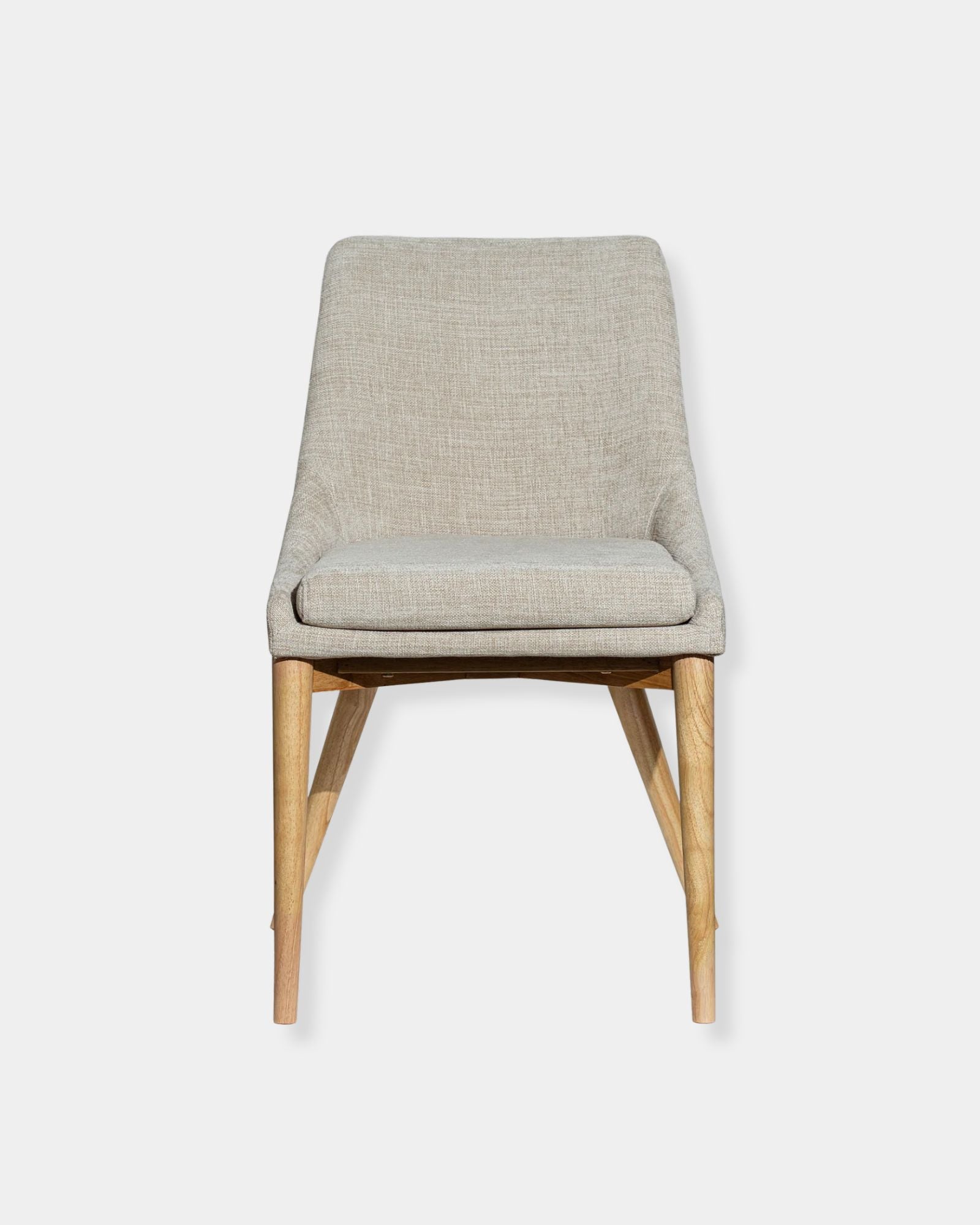 FRITZ SIDE CHAIR TAUPE NATURAL - SET OF 2