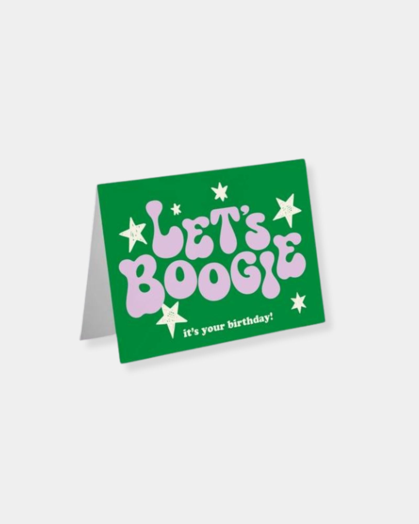 LETS BOOGIE - CARD