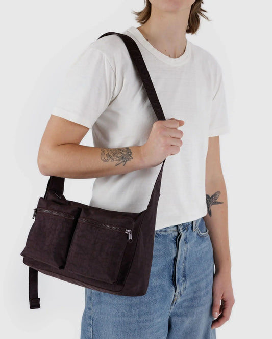MEDIUM CARGO CROSSBODY - CHOCOLATE PLUM