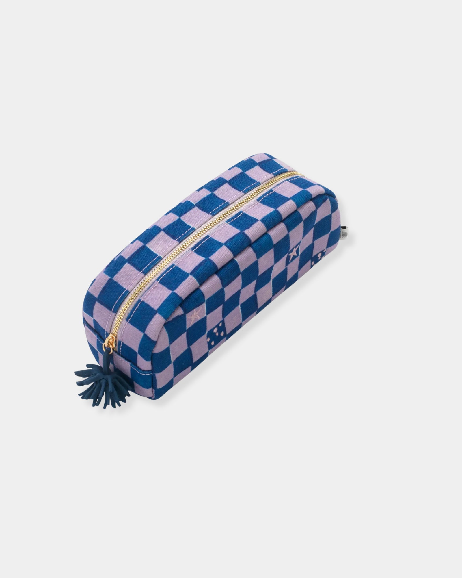 CHECKERED PENCIL CASE