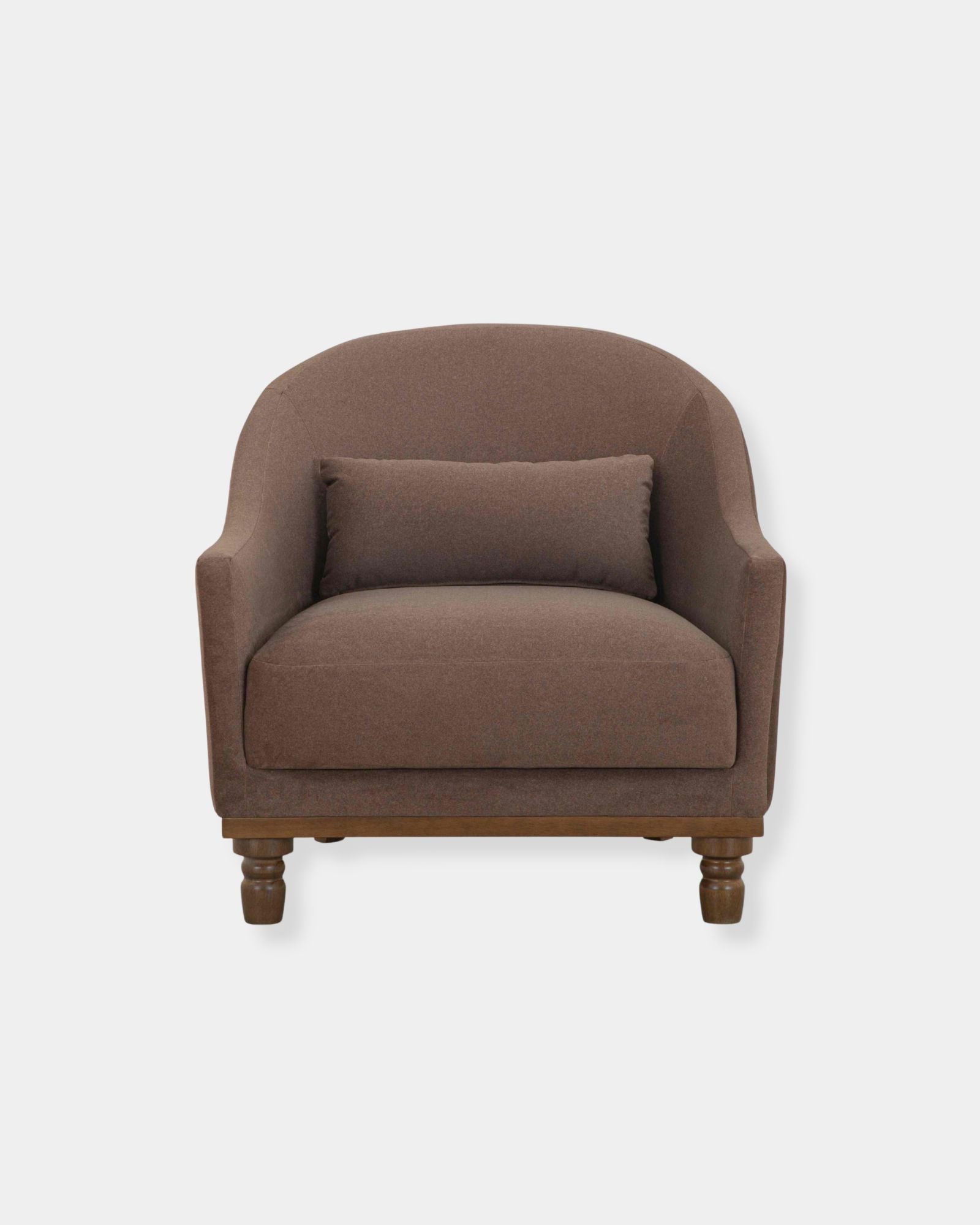 FEBRUARY ACCENT CHAIR - VELVET COFFEE