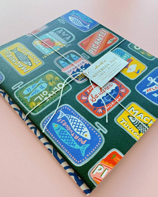 TINNED FISH NOTEBOOK DUO