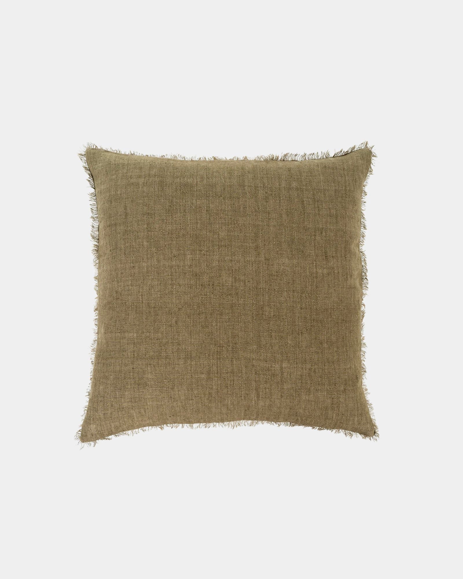 LINA LINEN 24 X 24 PILLOW - KELP