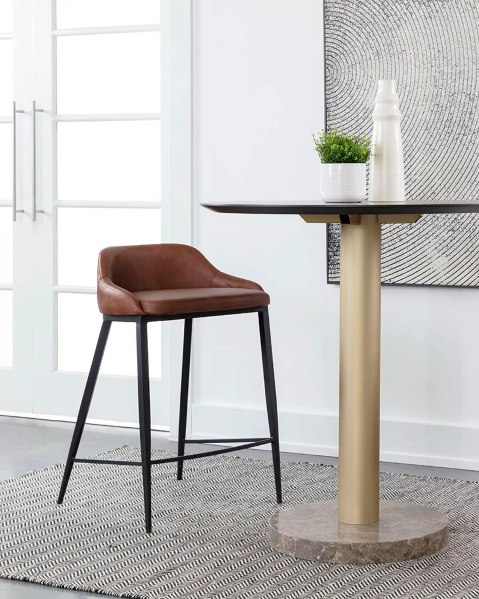 ASTRA COUNTER STOOL - CINNAMON BROWN