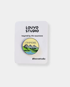YELLOW CANMORE ENAMEL PIN