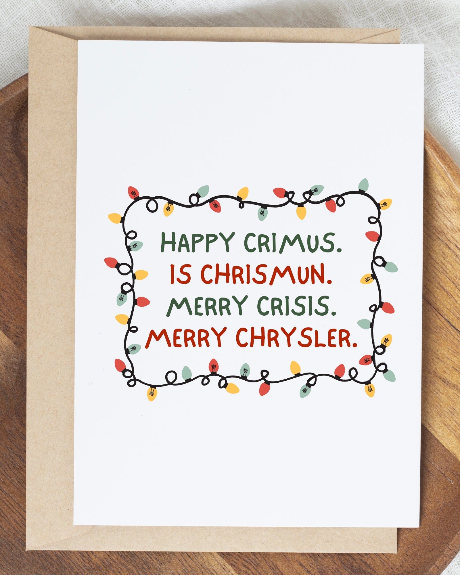 HAPPY CRIMUS - CARD