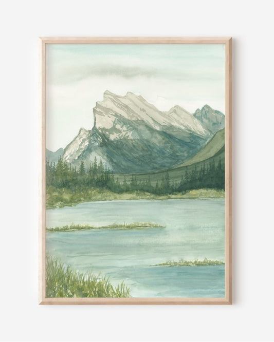 MOUNT RUNDLE 8x10 - PRINT