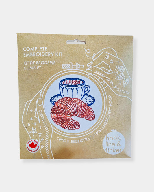 CROISSANT COMPLETE EMBROIDERY KIT