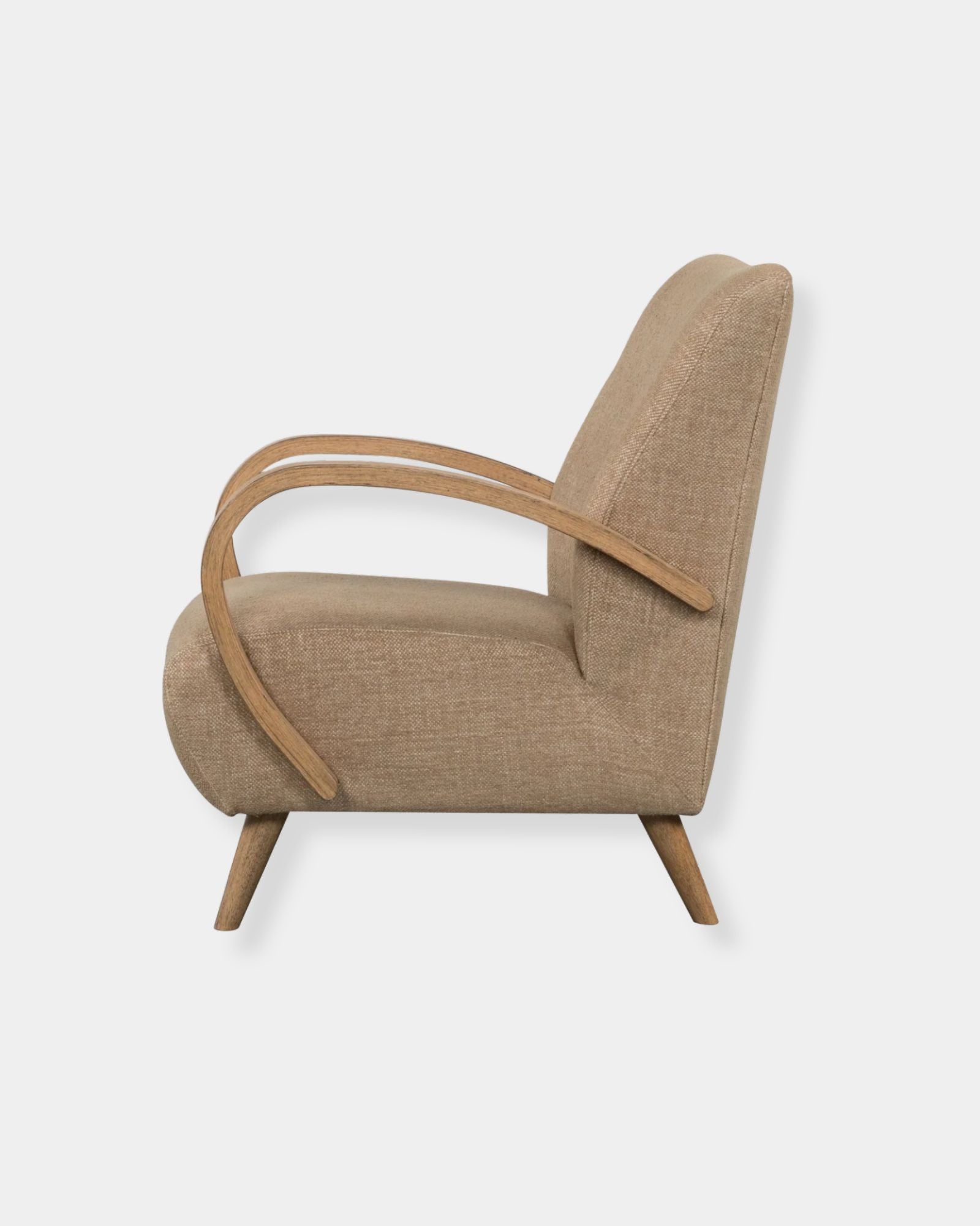 LOUIS CLUB CHAIR - TEXTURED HONEY
