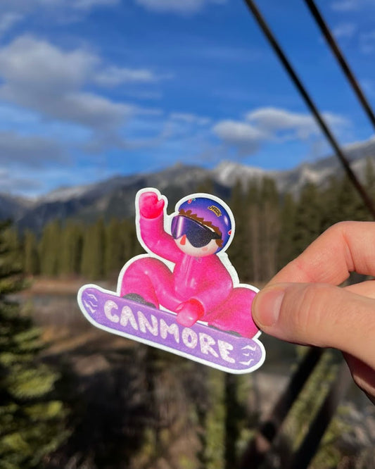 CANMORE SNOWBOARDER - STICKER