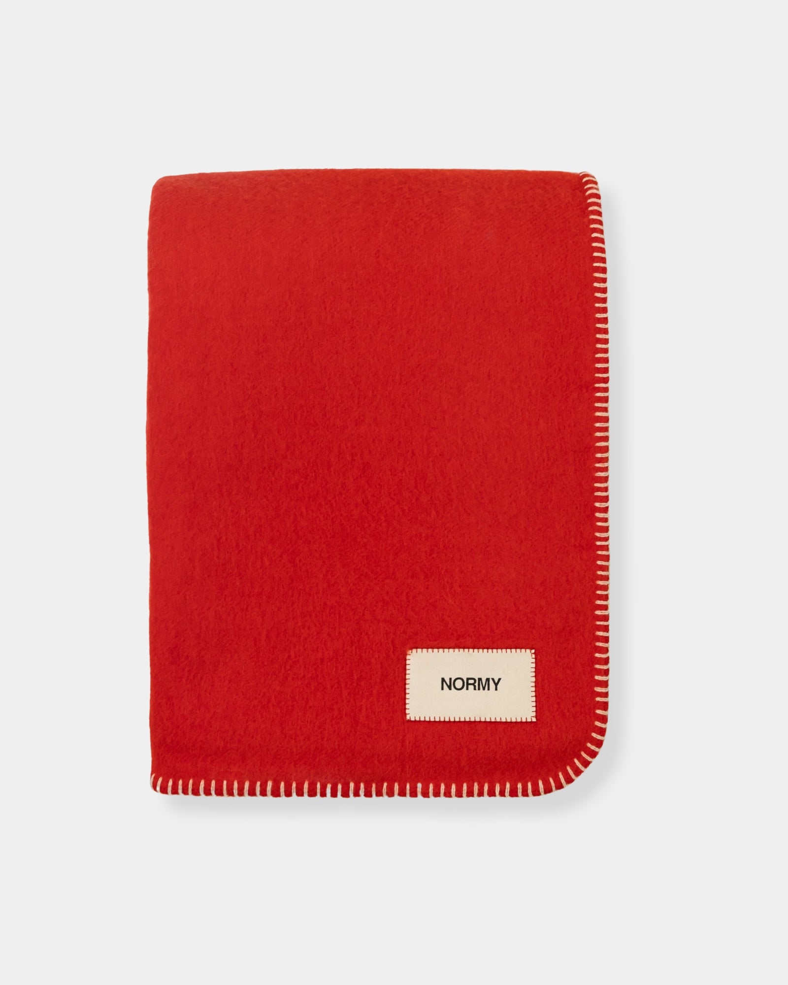 MERINO WOOL BLANKET - POPPY