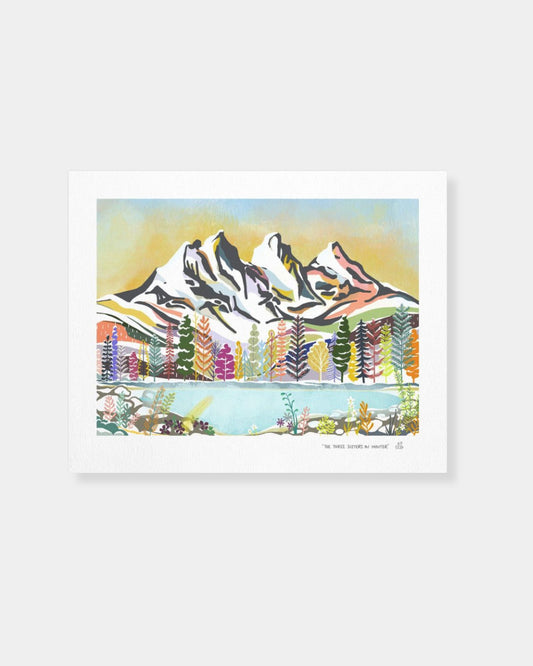 THE THREE SISTERS WINTER 8X10 - PRINT