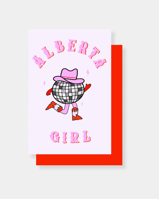 ALBERTA GIRL - CARD