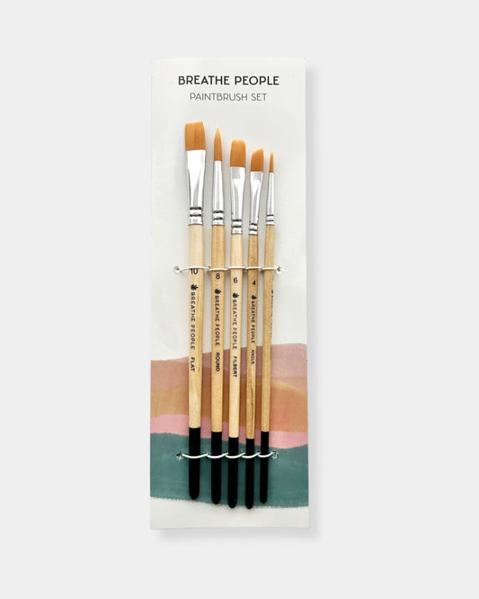 WATERCOLOUR 5 PIECE PAINT BRUSH SET